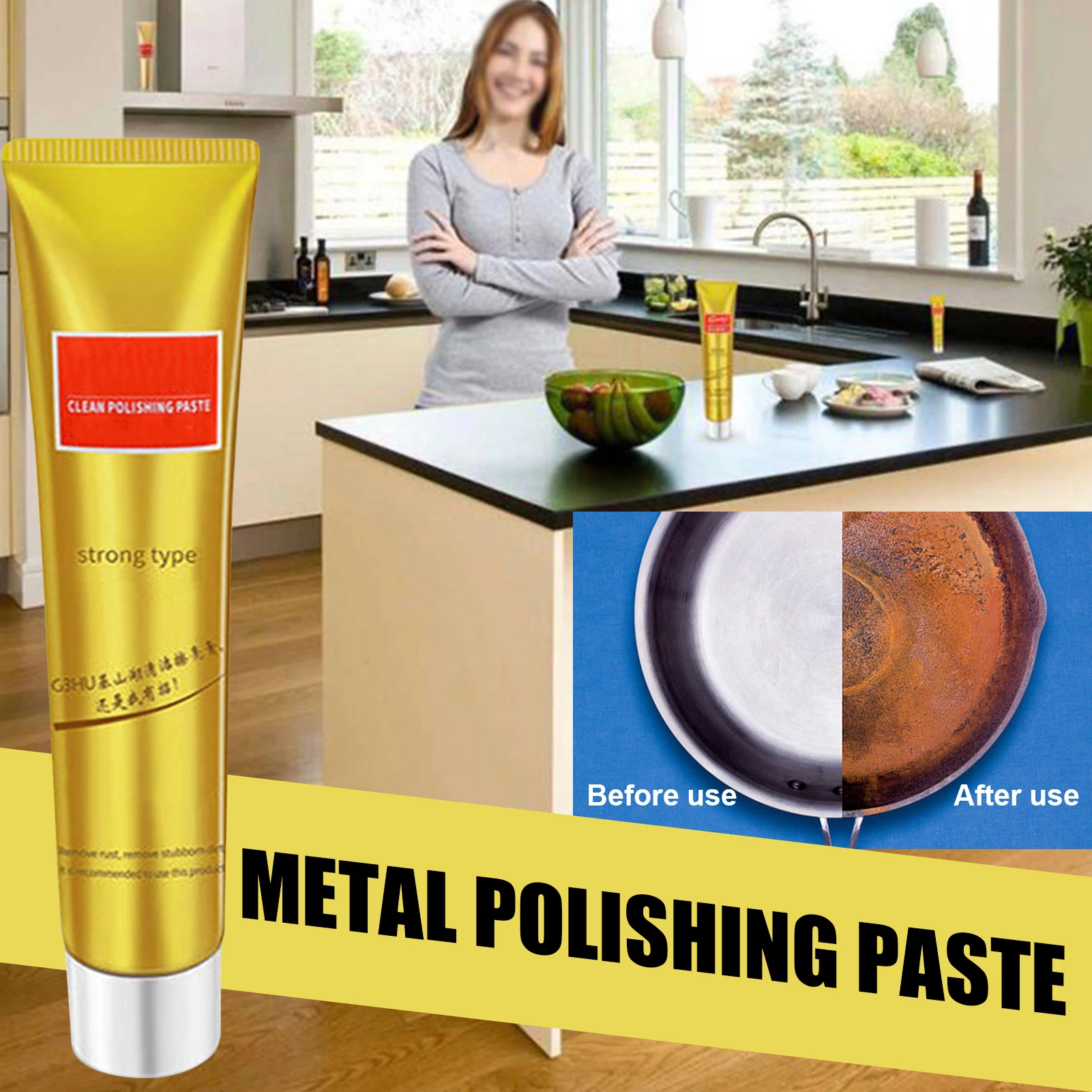 Ultimate Metal Polish Cream Stainless Steel