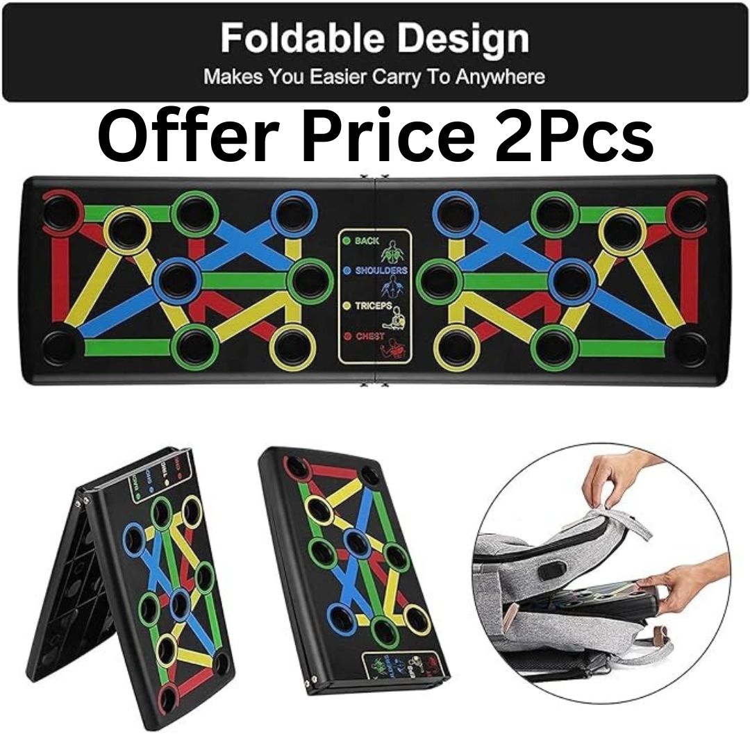 Offar Price 2 pcs-Pushup Board, 15 in 1 Push up board-2pcs